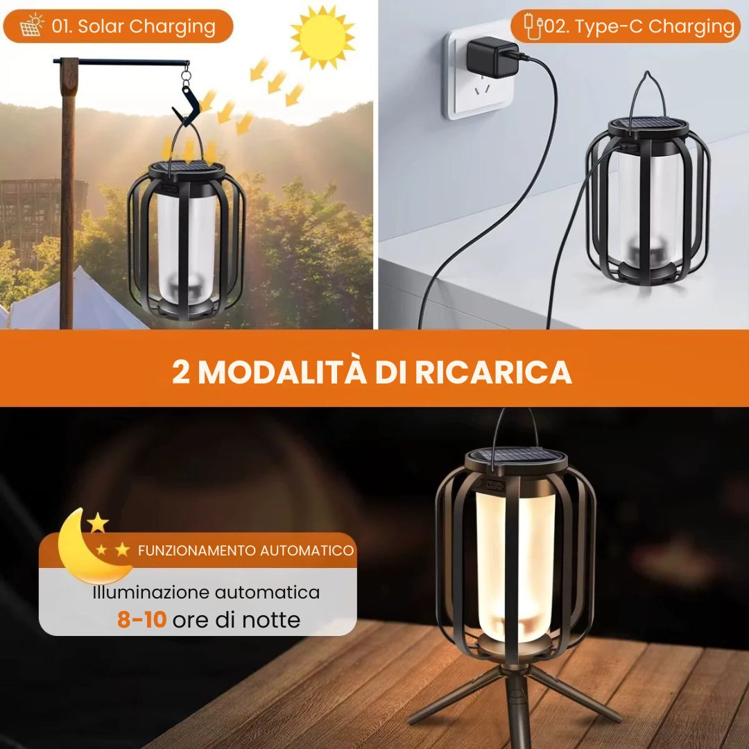 FlameGlow – Luce calda e magica, anche senza sole o presa