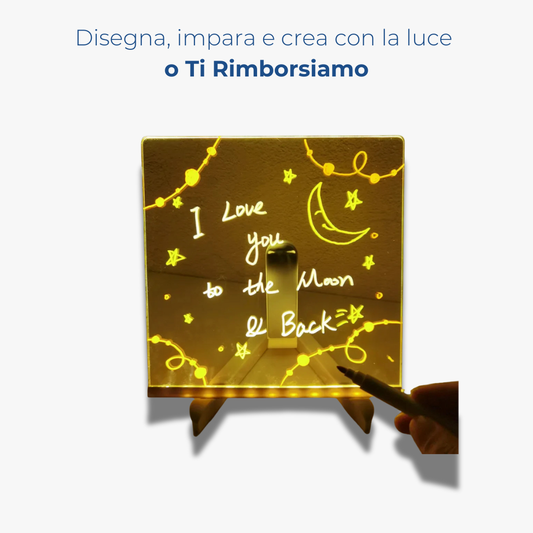 Tavoletta Luminosa LED per Disegnare – Crea e Impara con la Luce