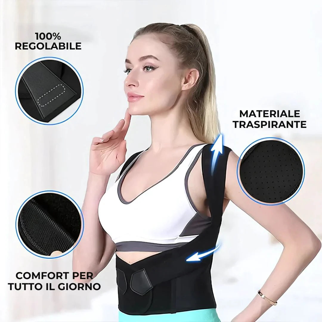 Correttore Posturale SpineFit™ – Sollievo immediato per la schiena